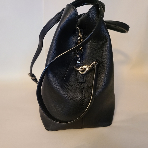 Kate Spade Black Leather Satchel Bag - Picture 3 of 6